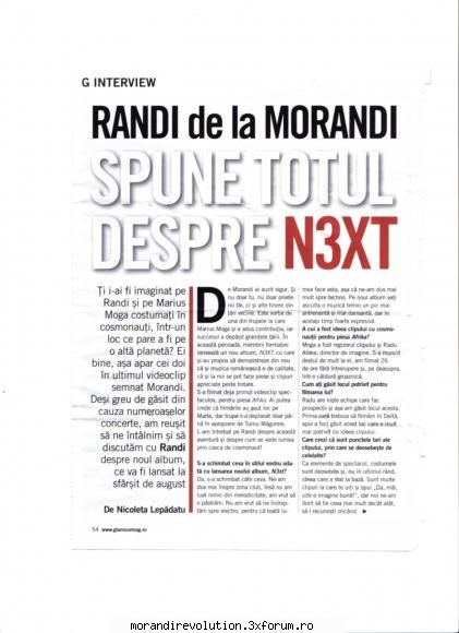 aparitii reviste articolul din